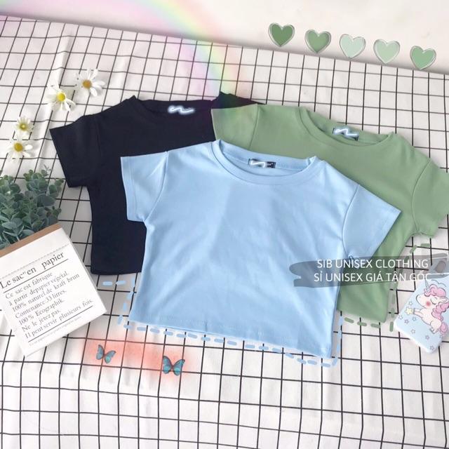 Áo croptop nữ ôm SIB Clothing tay ngắn nhiều màu cực xinh SIB026