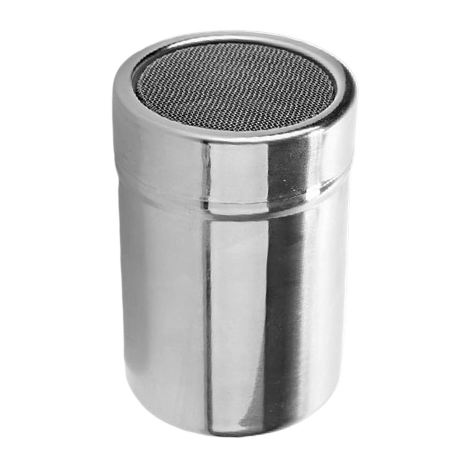 Sugar Shaker Icing Sugar Dredger Coffee Sifter for Oatmeal Flour Home