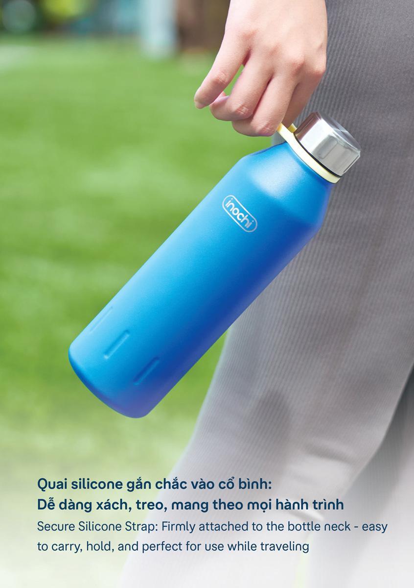 Bình Giữ Nhiệt Fuji Gleam 500 ml - Inochi KNK.BFGL.0500 - Màu Xanh Dương/Be