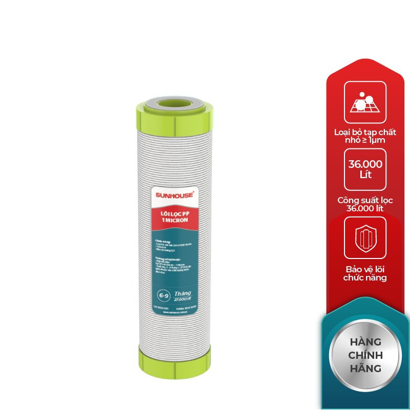 Lõi Lọc R.O Sunhouse Số 3 SHRLL3 - Hàng chính hãng