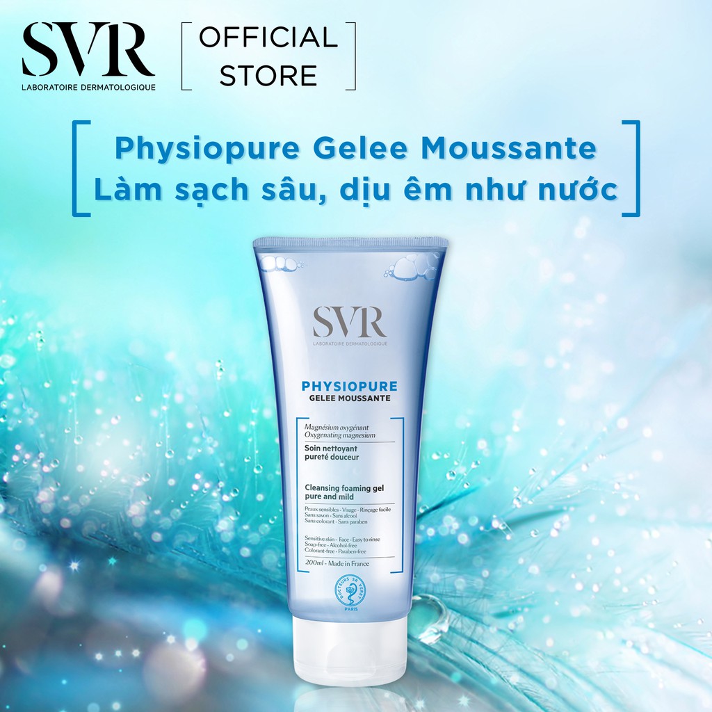 Gel Rửa Mặt Dành Cho Da Nhạy Cảm SVR Physiopure Gelée Moussante Tuýp 200ml - PGM