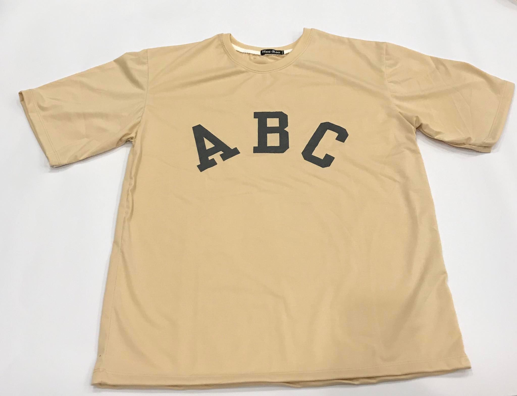 Áo thun unisex tay lỡ form rộng nam, nữ họa tiết in chữ ABC ,Chất vải cotton tháng mát dễ chịu