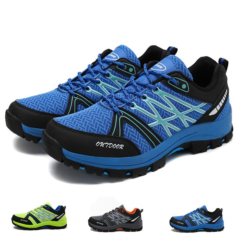 2023 Hàng Mới Về Đi Bộ Đường Dài Và Giày Đi Bộ Nam Nhẹ Thoải Mái Đi Bộ Giày Thể Thao Sneakers Người Leo Núi Đi Bộ Color: Grey Shoe Size: Eur 44