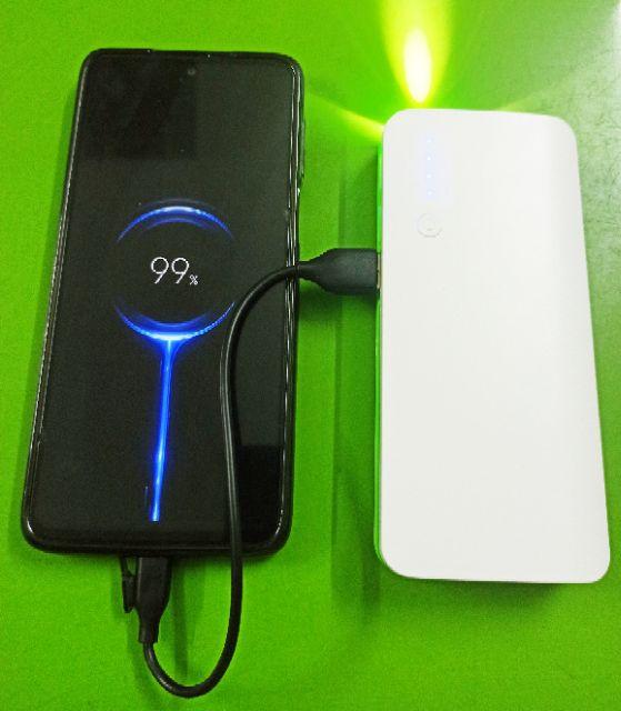 Sạc dự phòng 12.500mah viền xám