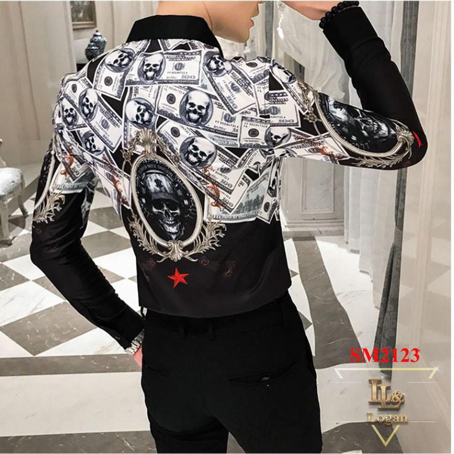 Áo sơ mi họa tiết SM2123