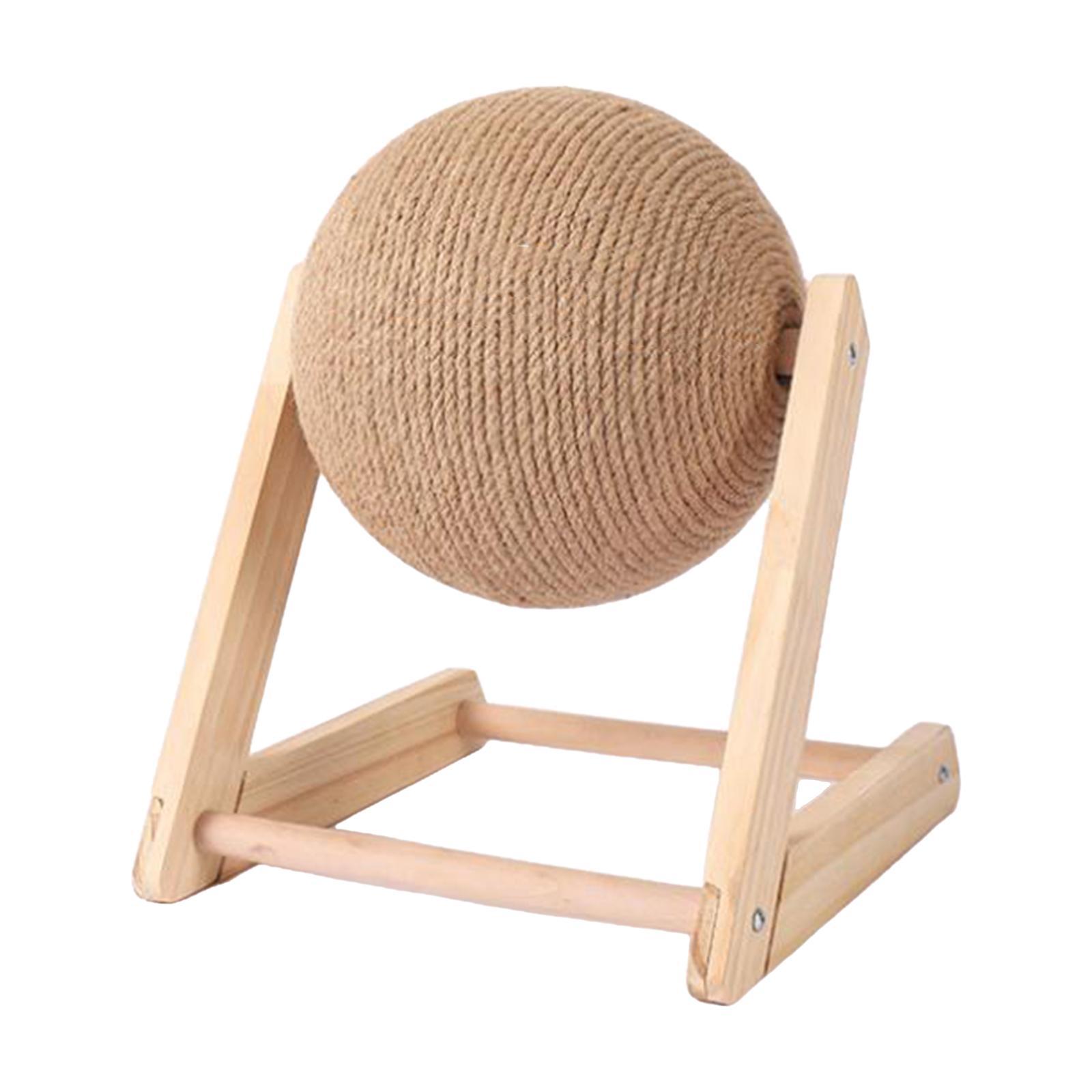 Cat Scratcher Toy Exercise Rotatable Ball Rest Kitty Cat Scratching Ball Toy