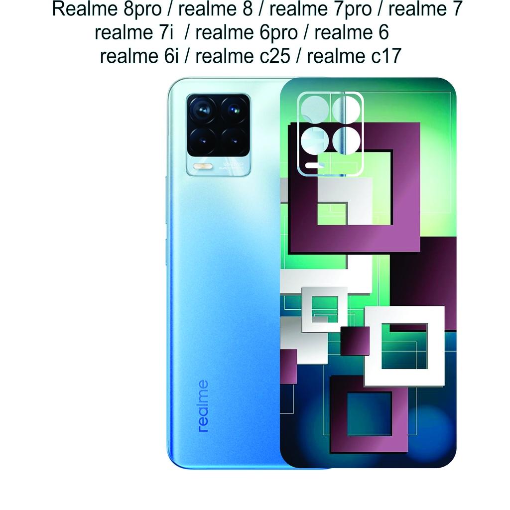 Miếng Dán Skin mặt lưng dành cho Realme 8pro / realme 8 / realme 7pro / realme 7 / realme 7i / realme 6pro / realme 6