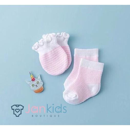 Set bao tay, bao chân len lưới cao cấp