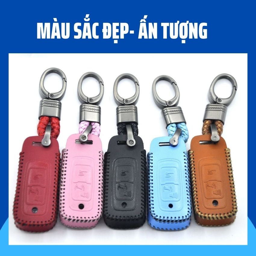 Bọc Chìa Khóa Smartkey Cho Xe SH , Sh Mode , Vision 2021 Bọc Smartkey mẫu Mới Chất Liệu Da Pu 3 Lớp