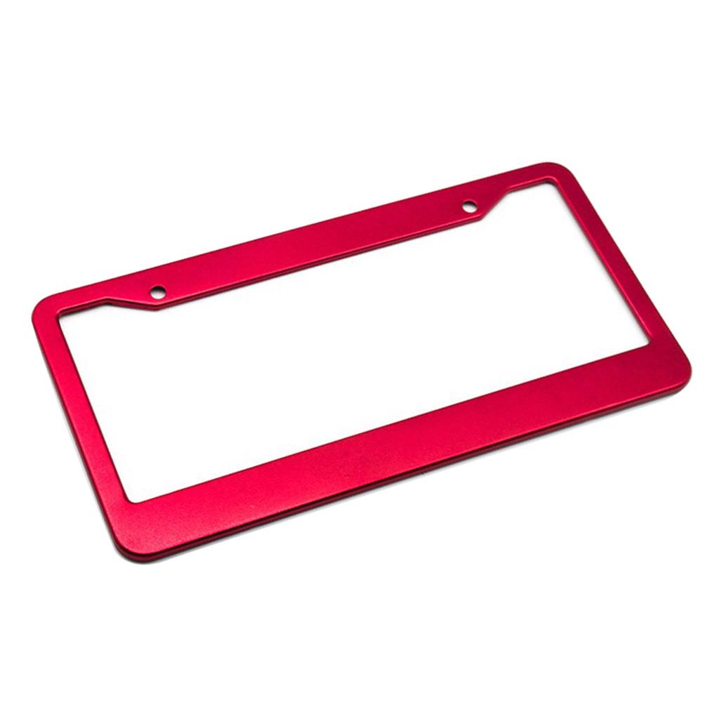 Metal Aluminium Alloy Anodized Car License plate frame holder Blank