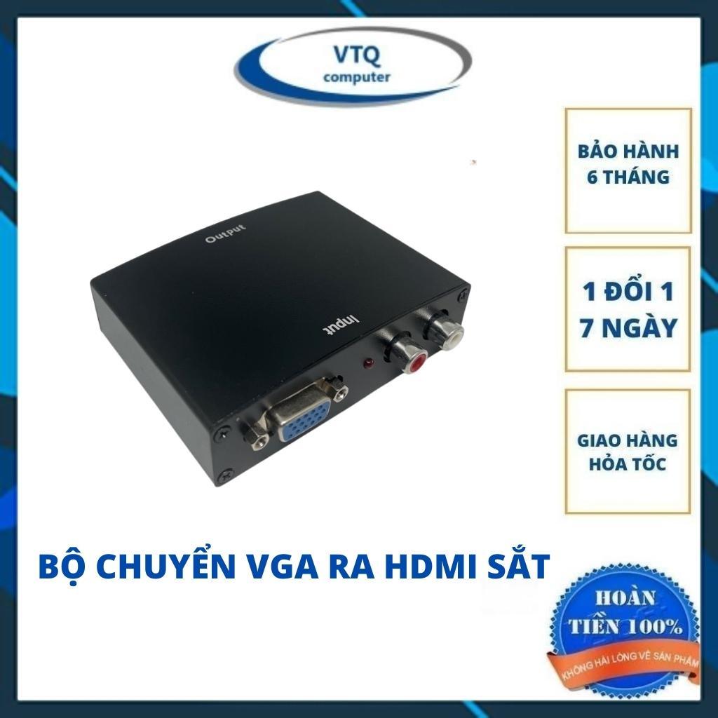 Bộ chuyển VGA to HDMI sắt, bộ chuyển vga ra hdmi sắt chất lượng cao