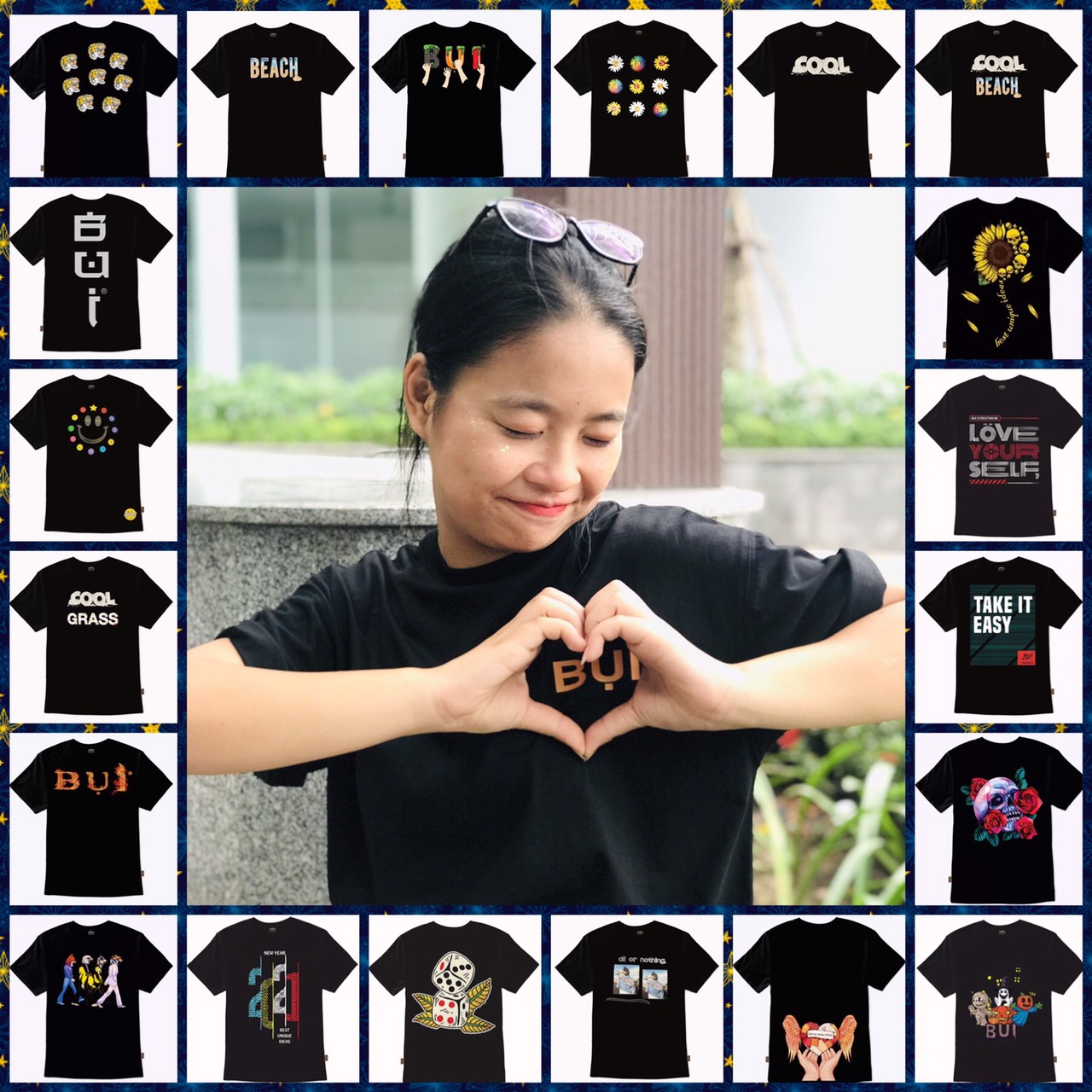 ÁO THUN - T-SHIRT BỤI#29 ÁO THUN UNISEX - SUNFLOWERS