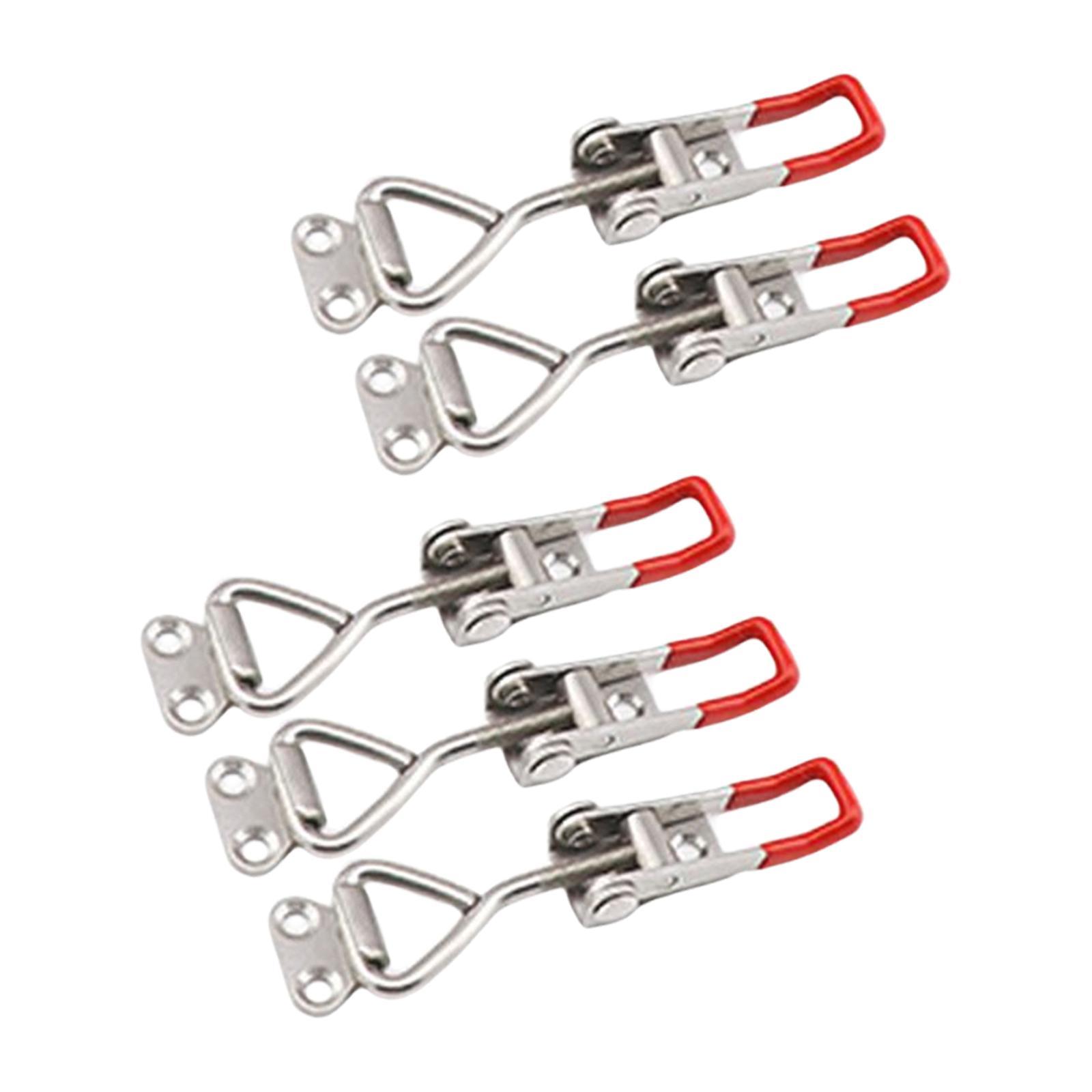 5x Push Pull Action Toggle Clamp Steel Quick Release Slip for Case