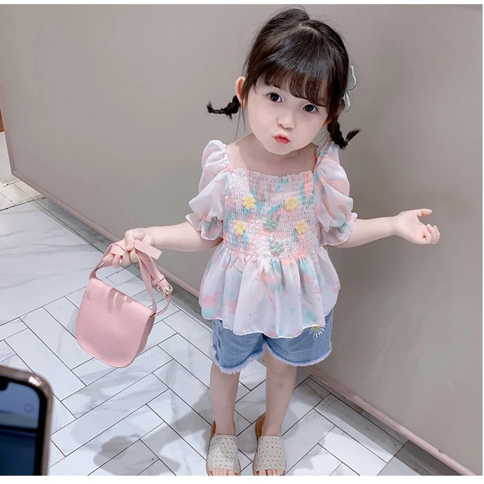 Áo Polo cho bé gái chất vải cotton cá sấu cao cấp thoáng mát, mềm mịn  ATP4