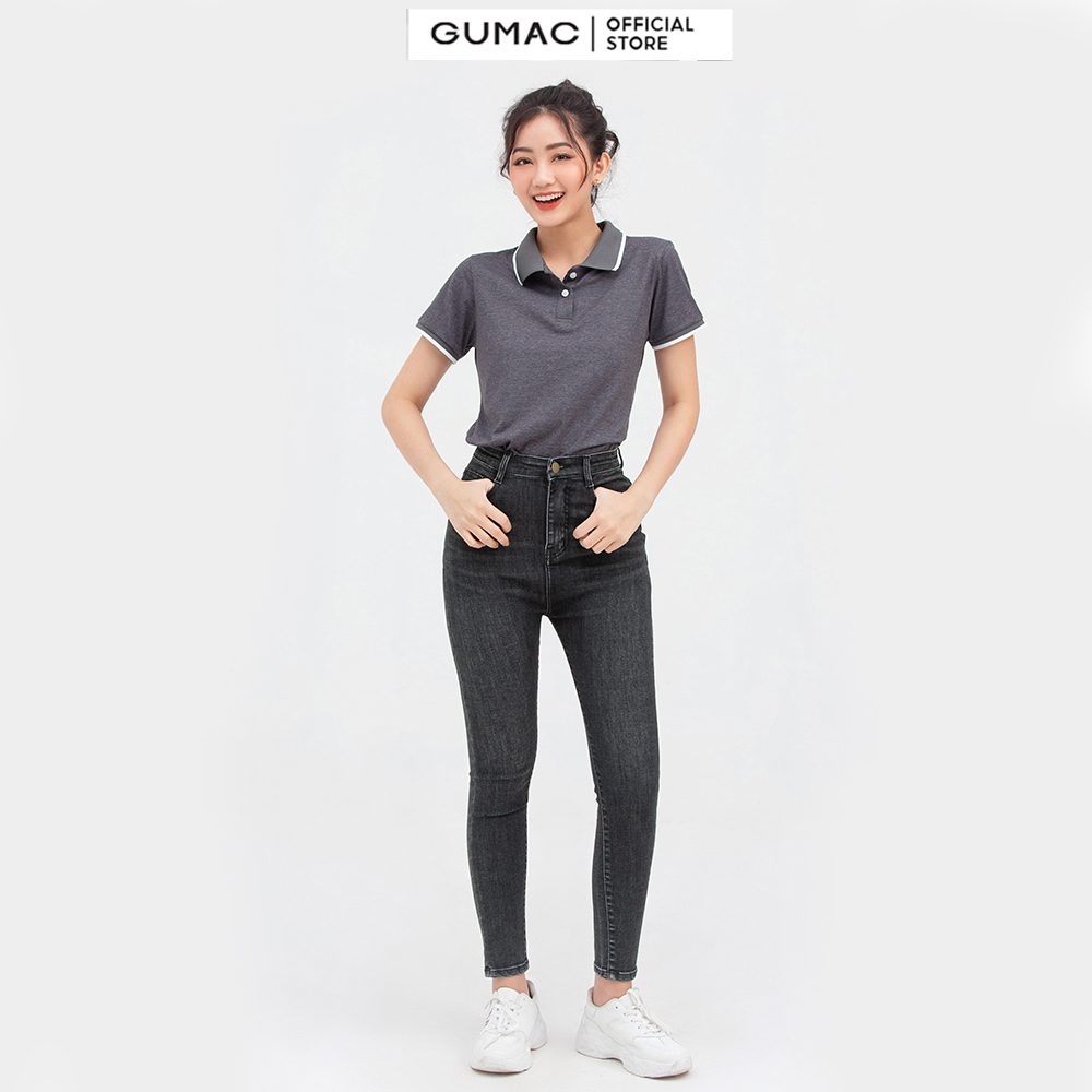 Quần jeans nữ GUMAC QJC05016 skinny tôn dáng