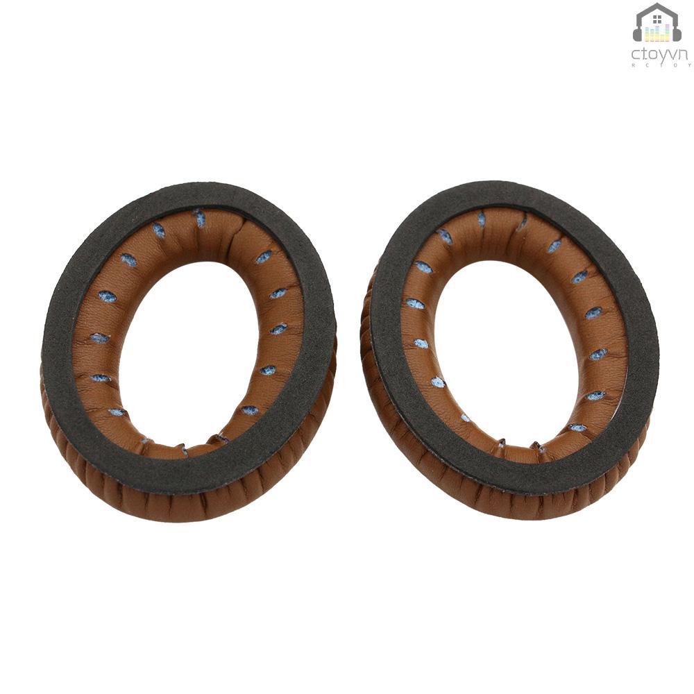Set 2 đệm tai nghe bằng chất liệu bọt biển mềm dành cho tai nghe Bose QuietComfort QC2 QC15 AE2 AE2I QC25