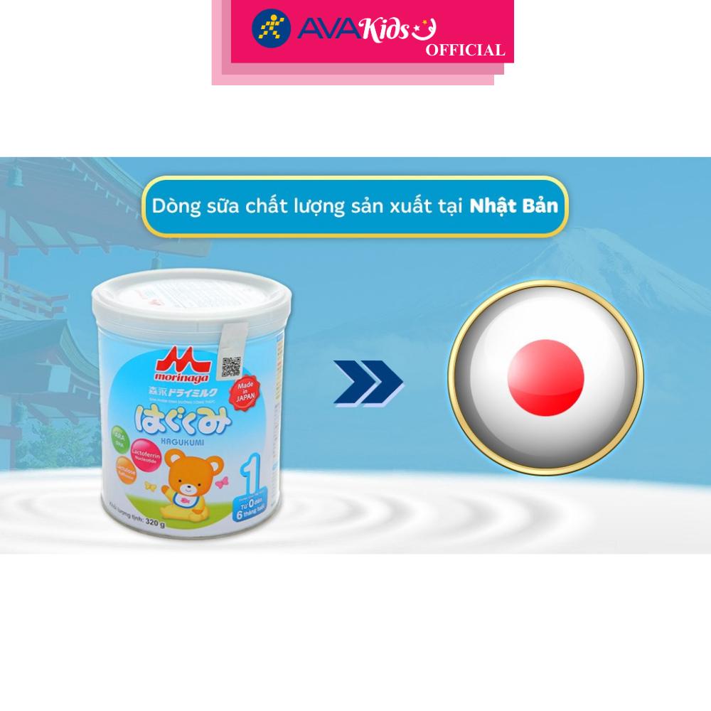 Sữa bột Morinaga Hagukumi số 1 320g (0 - 6 tháng) - Hàng Chính Hãng