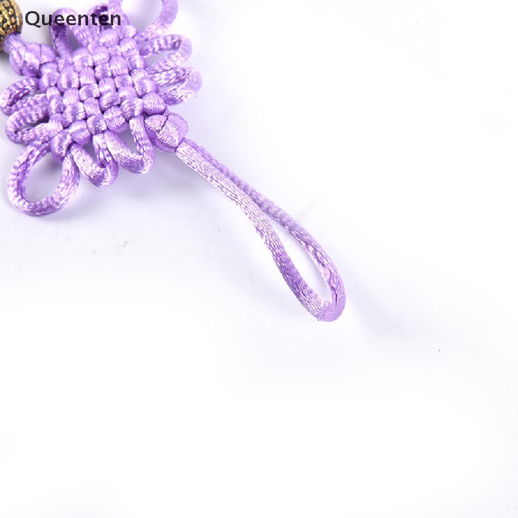 Queenten 2pcs Chinese Knot Jubilant Tassel Home Decoration Pendant DIY Craft Tassel Fringe VN