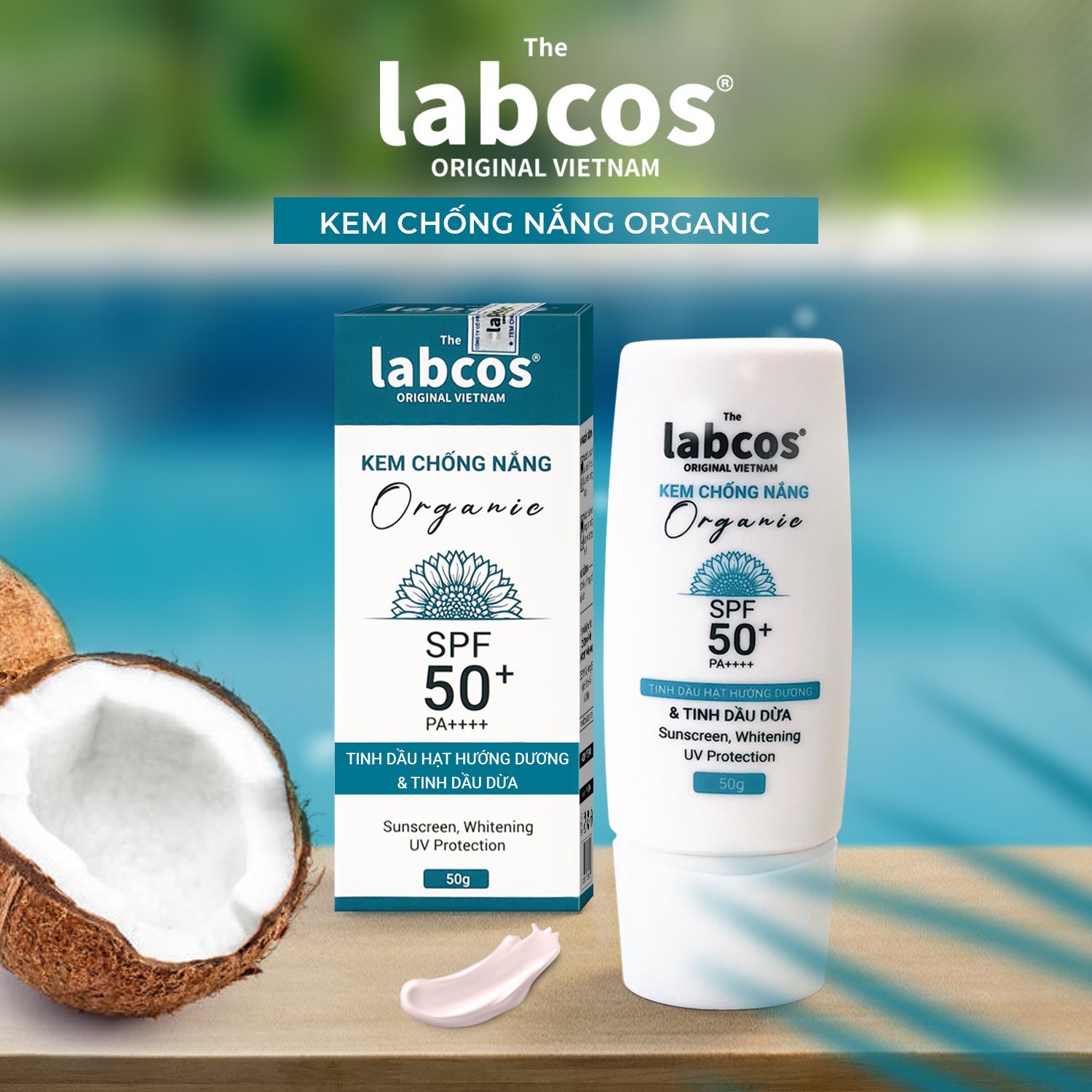 Kem Chống Nắng THE LABCOS Organic 50gr