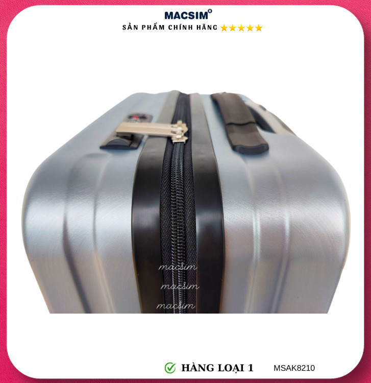 Vali cao cấp Macsim Aksen hàng loại 1 MSAK8210 cỡ 20inch