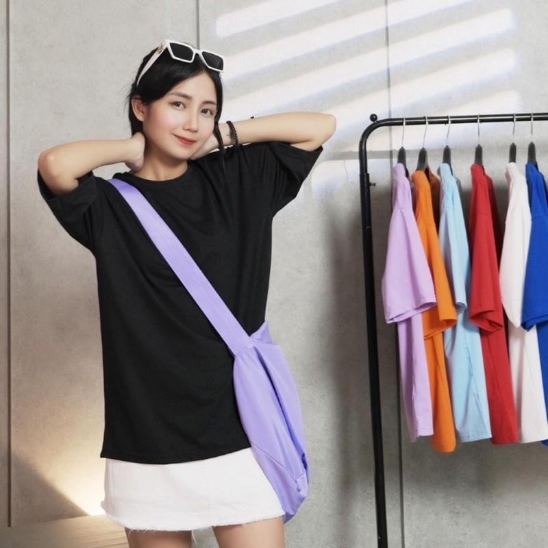 Áo phông trơn nam nữ - Áo thun nam nữ tay lỡ form rộng, phông nam nữ unisex chất 100% cotton co giãn 4 chiều cực mát