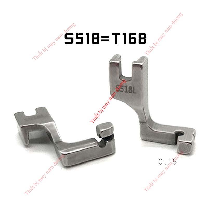 Chân vịt tra khóa S518L may dây kéo mẫu mới