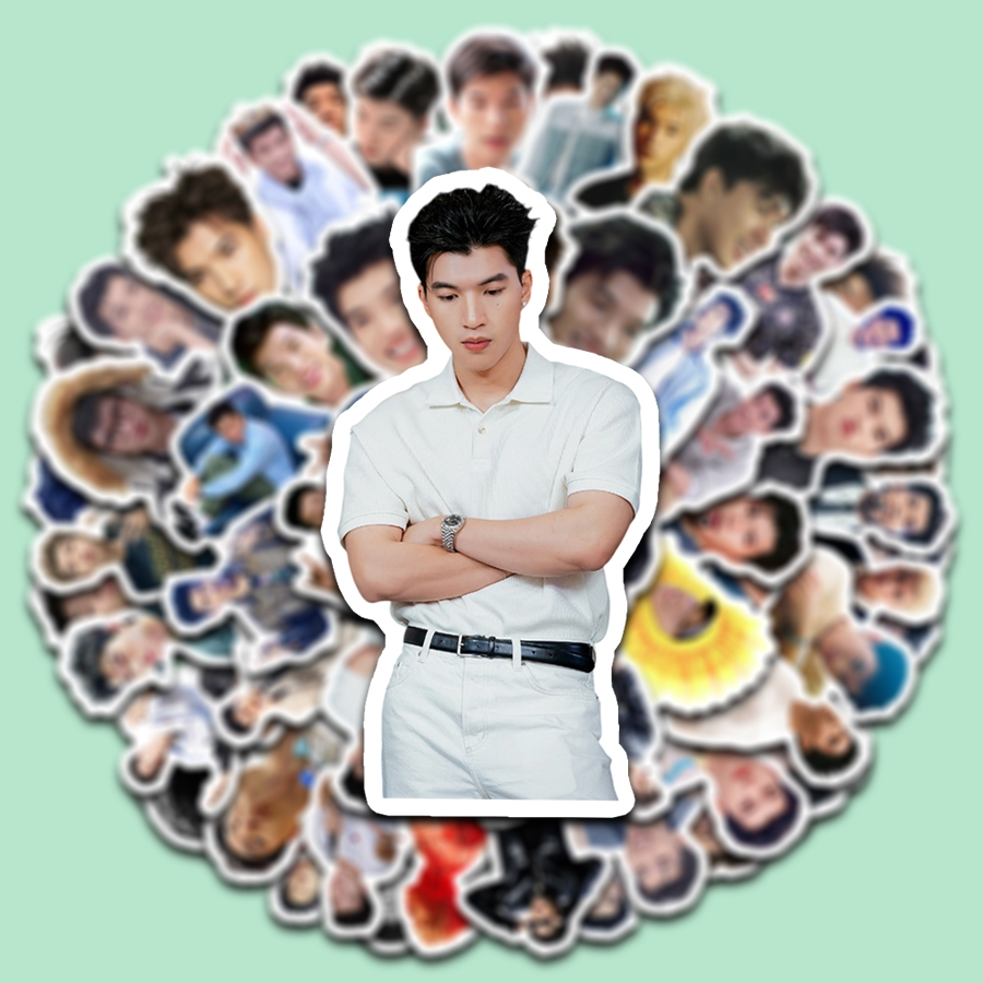 Sticker HIEUTHUHAI Anh trai say hi Cắt Sẵn Hình Dán Trang Trí Mũ Bảo Hiểm Laptop Điện Thoại Ván Trượt Sổ tay Notebook