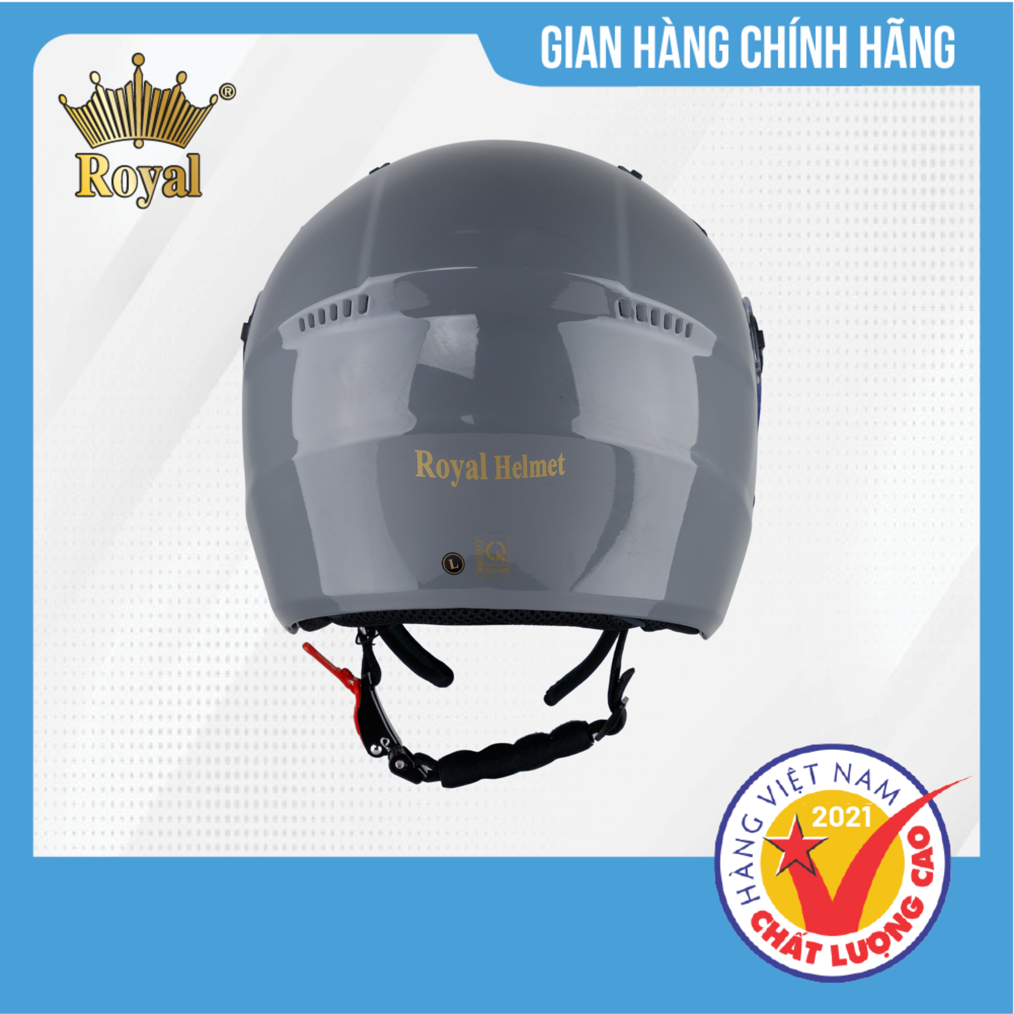 Mũ Bảo Hiểm 3/4 Đầu Royal M268 2 Kính Thời Thượng, Tiện Nghi