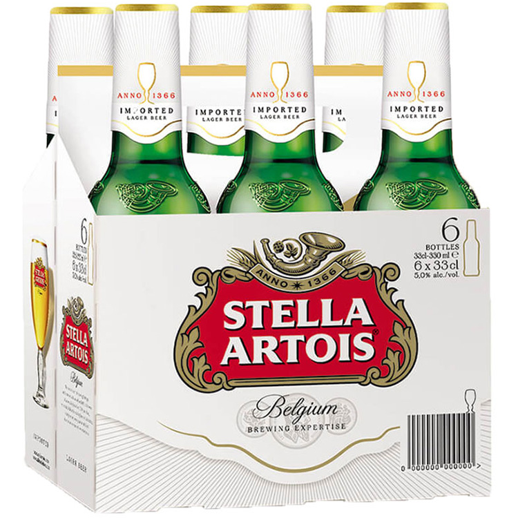 Bia Stella Artois 330ml 6 chai