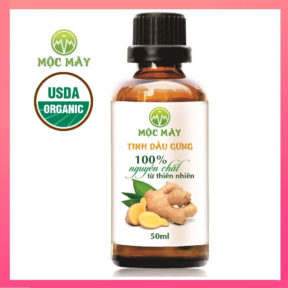 Tinh dầu Gừng 50ml nguyên chất từ thiên nhiên - Mộc Mây