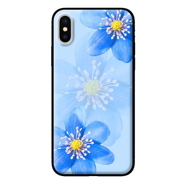 Ốp in cho iPhone XS Hoa Lan Xanh - Hàng chính hãng