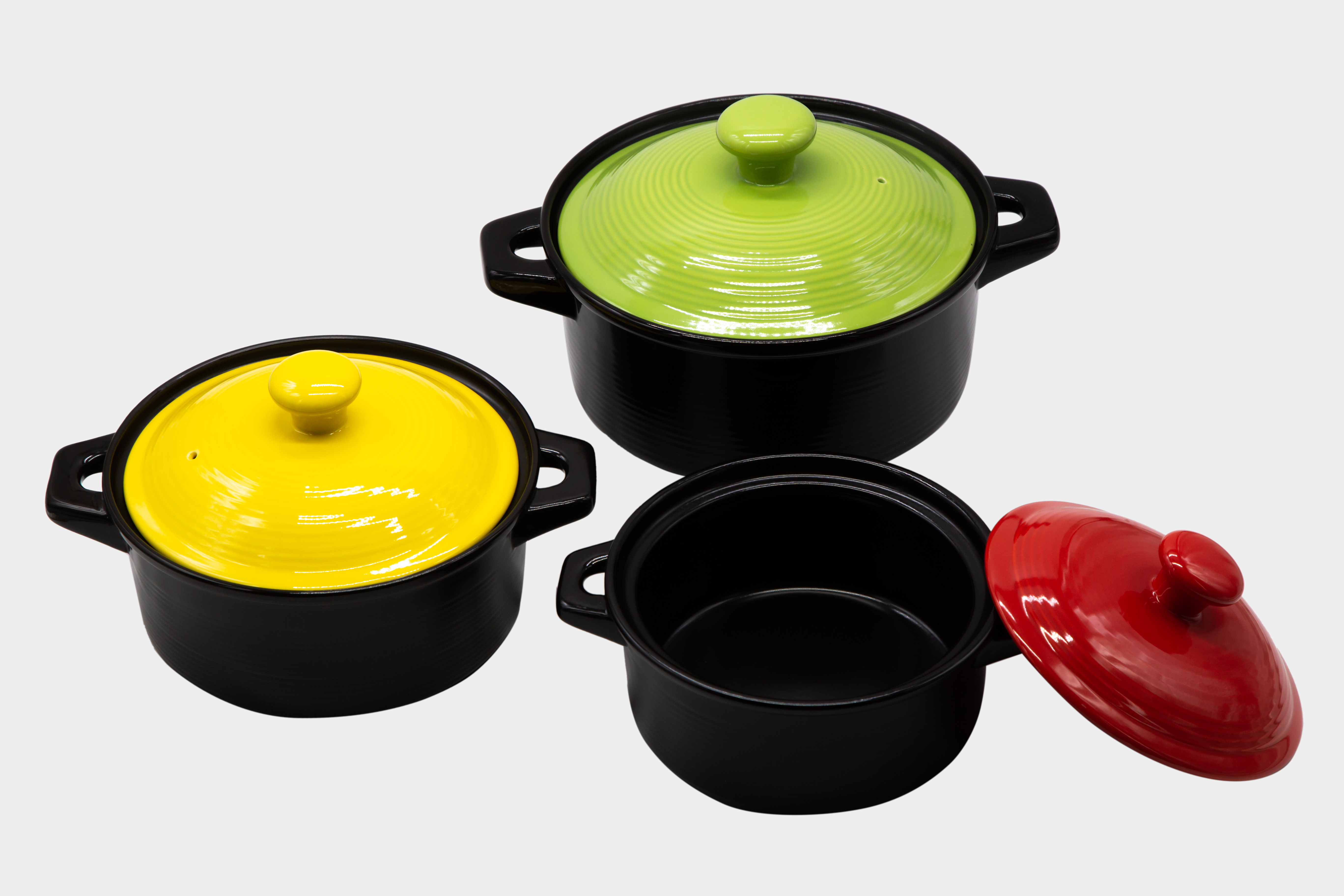 Bộ 3 Nồi Sứ Royalcooks Molise 2L 3L 4L