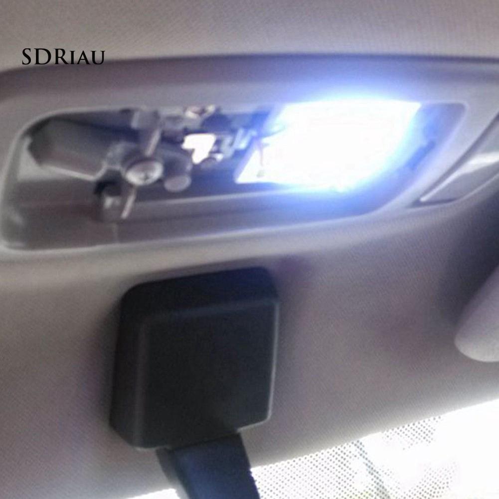 Bộ đèn LED màu trắng 48 SMD COB LED T10 4W 12V cho nội thất xe hơi