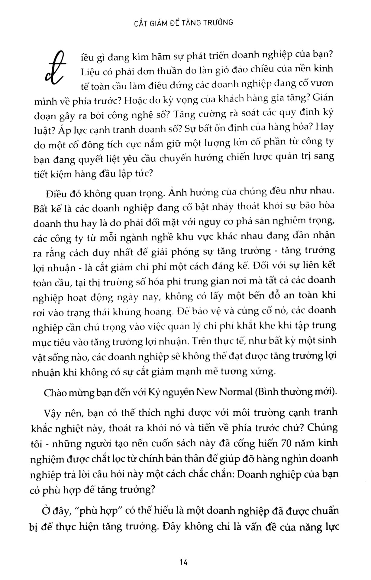 Cắt Giảm Để Tăng Trưởng - Cẩm Nang Chiến Lược Cắt Giảm Chi Phí, Tái Cấu Trúc và Đổi Mới Doanh Nghiệp - Bìa Cứng