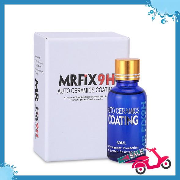 Dung dịch phủ bóng và bảo vệ sơn xe MR.FIX 9H Ceramic coating 30ml đậm đặc