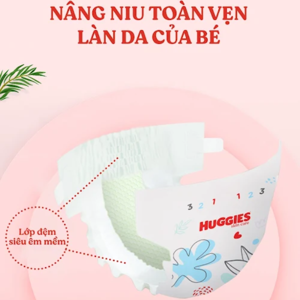 Combo 3 Tã dán Huggies Skincare Super Jumbo XL60