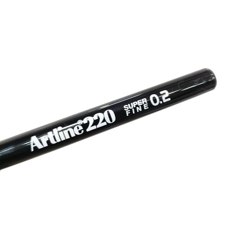 Bút Vẽ Kỹ Thuật 0.2 mm - Artline EK-220-BK - Màu Đen