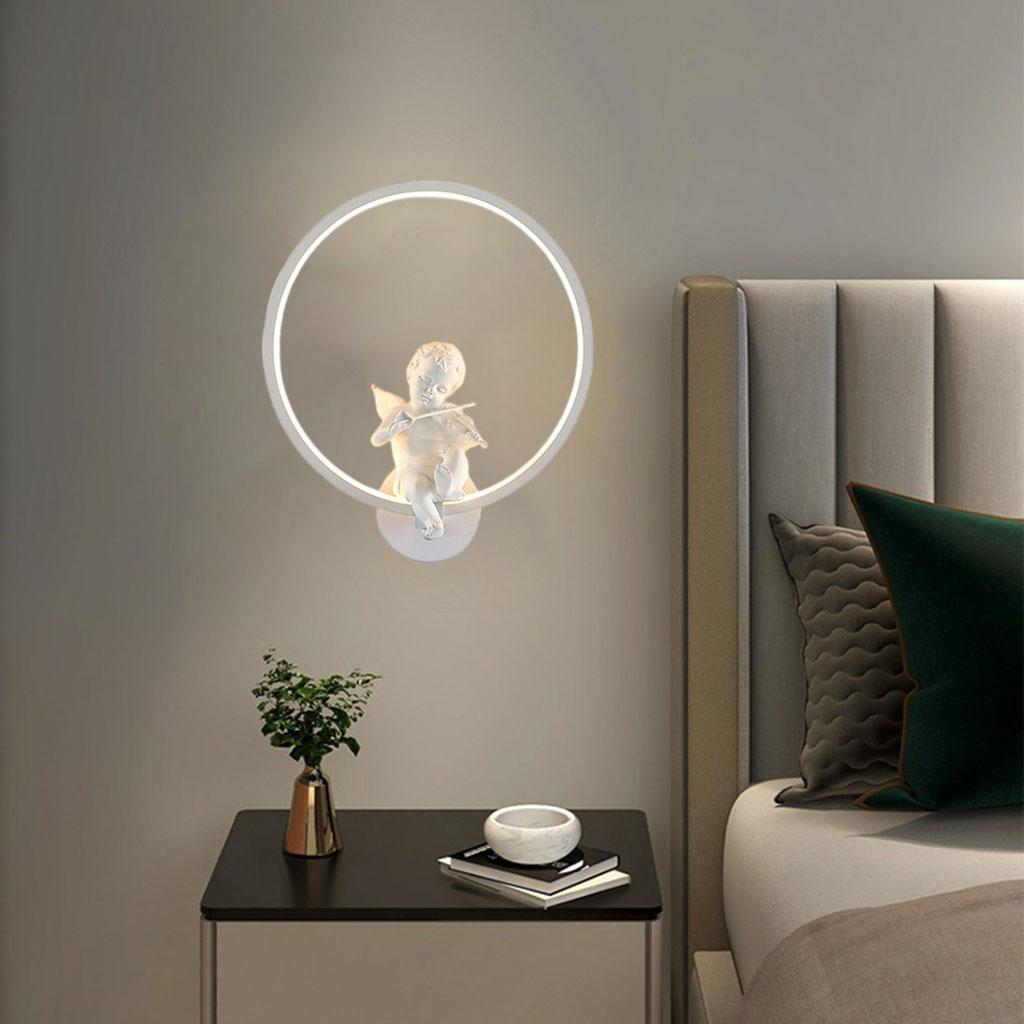 LED Modern Small Wall Lamp Sconce Bedroom Bathroom Bedside Hallway white