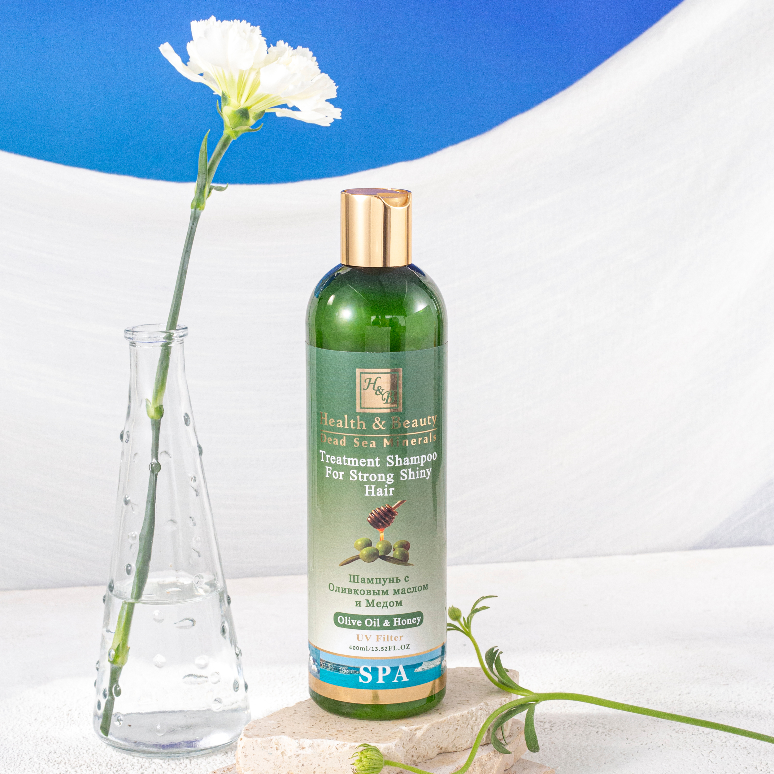 Dầu gội - Health and Beauty - Israel - Olive Oil and Honey Shampoo for Strong and Shiny Hair dành cho tóc yếu và xỉn màu