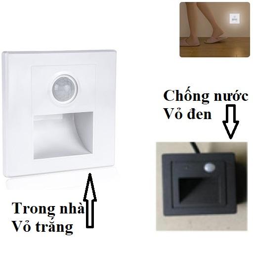 Đèn bậc cầu thang gắn âm tường trong nhà và ngoài trời