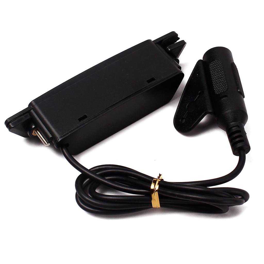 Magnetic Soundhole Pickup for Acoustic Guitar EQ with 6.35mm Output Endpin Jack