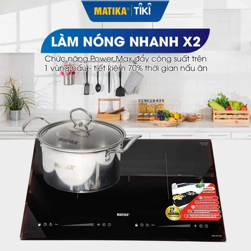 Bếp Từ Đôi MATIKA MTK-2356 - Hàng chính hãng