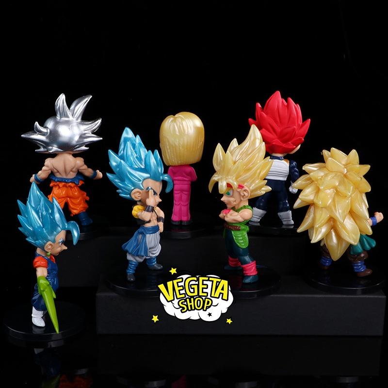 Mô hình Dragon Ball - Z Super WCF - Goku UI Ultra Instinct Vegeta Gogeta Vegeto Vegito Gohanks SSJ3 Android 18 Bardock
