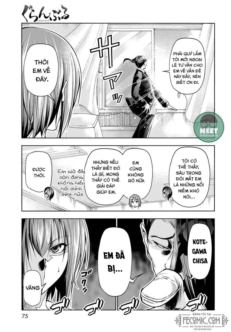 cô gái thích lặn - grand blue chapter 79 12