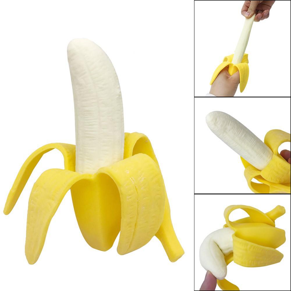 Đồ chơi Squishy kiểu quả chuối vui nhộn xả Stress shop squishy