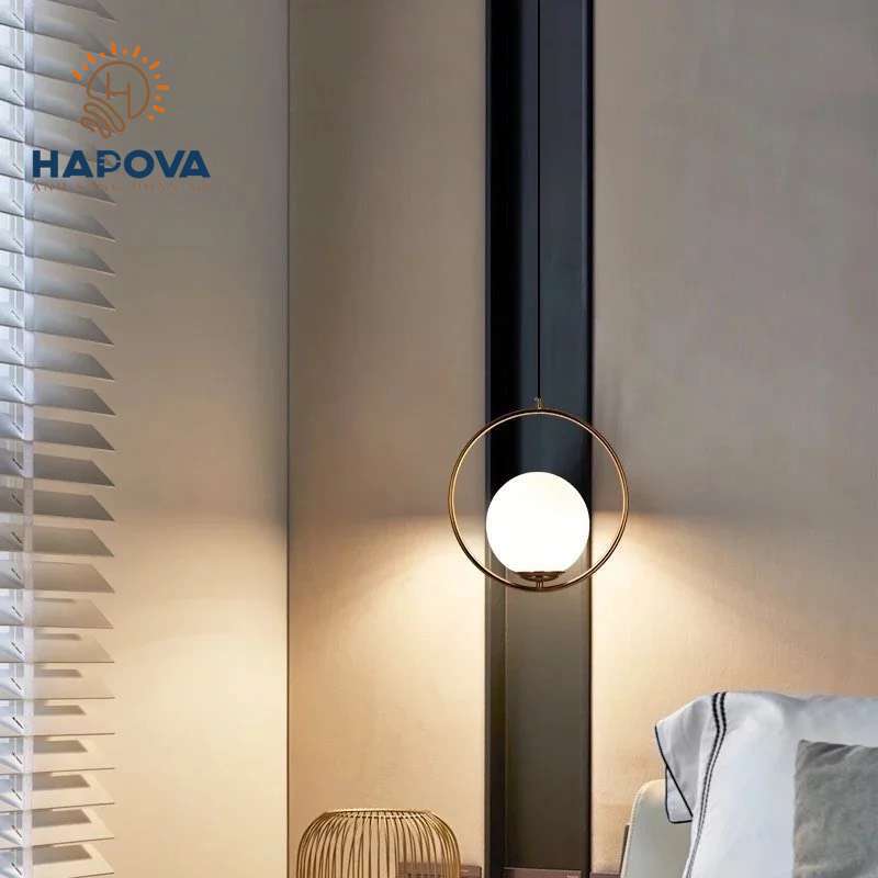 Hình ảnh Đèn thả trang trí phòng khách phòng ngủ Decor HAPOVA CORAL 5009 Hình Tròn