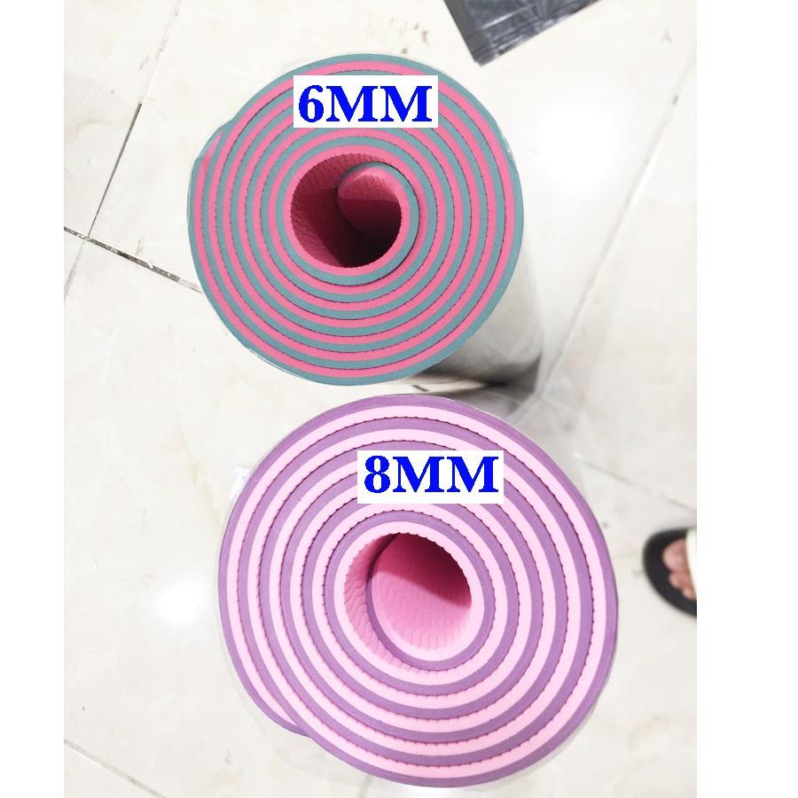 THẢM TẬP YOGA CAO CẤP DÀY 8MM