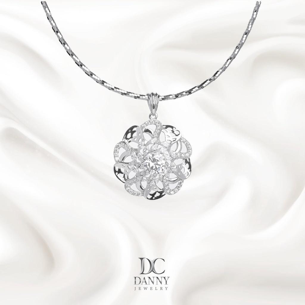 Mặt Dây Chuyền Nữ Bạc 925 Danny Jewelry Xi Bạch Kim DI4GZ015