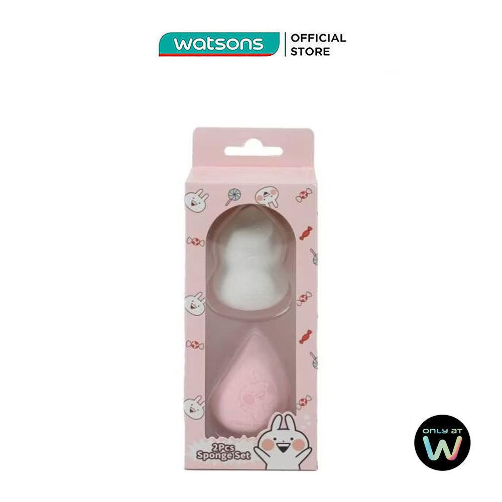 Combo 2 Loại Mút Trang Điểm Watsons 2pcs (Usagyuuun)