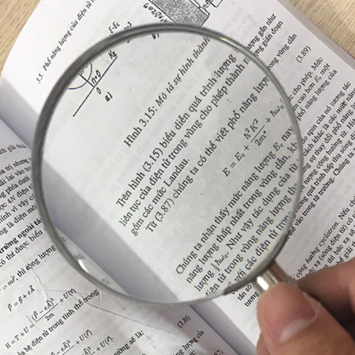 Kính Lúp Học Sinh Thực Hành Viền Kim Loại